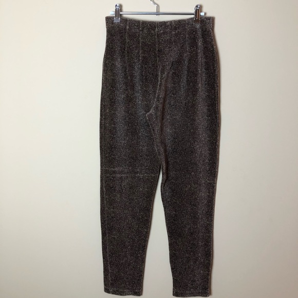 Liz Claiborne Brown Chenille Stretch Pants - Picture 2 of 4